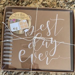 Brand new wedding guest book
